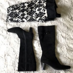 La Canadienne 7.5 boots black suede